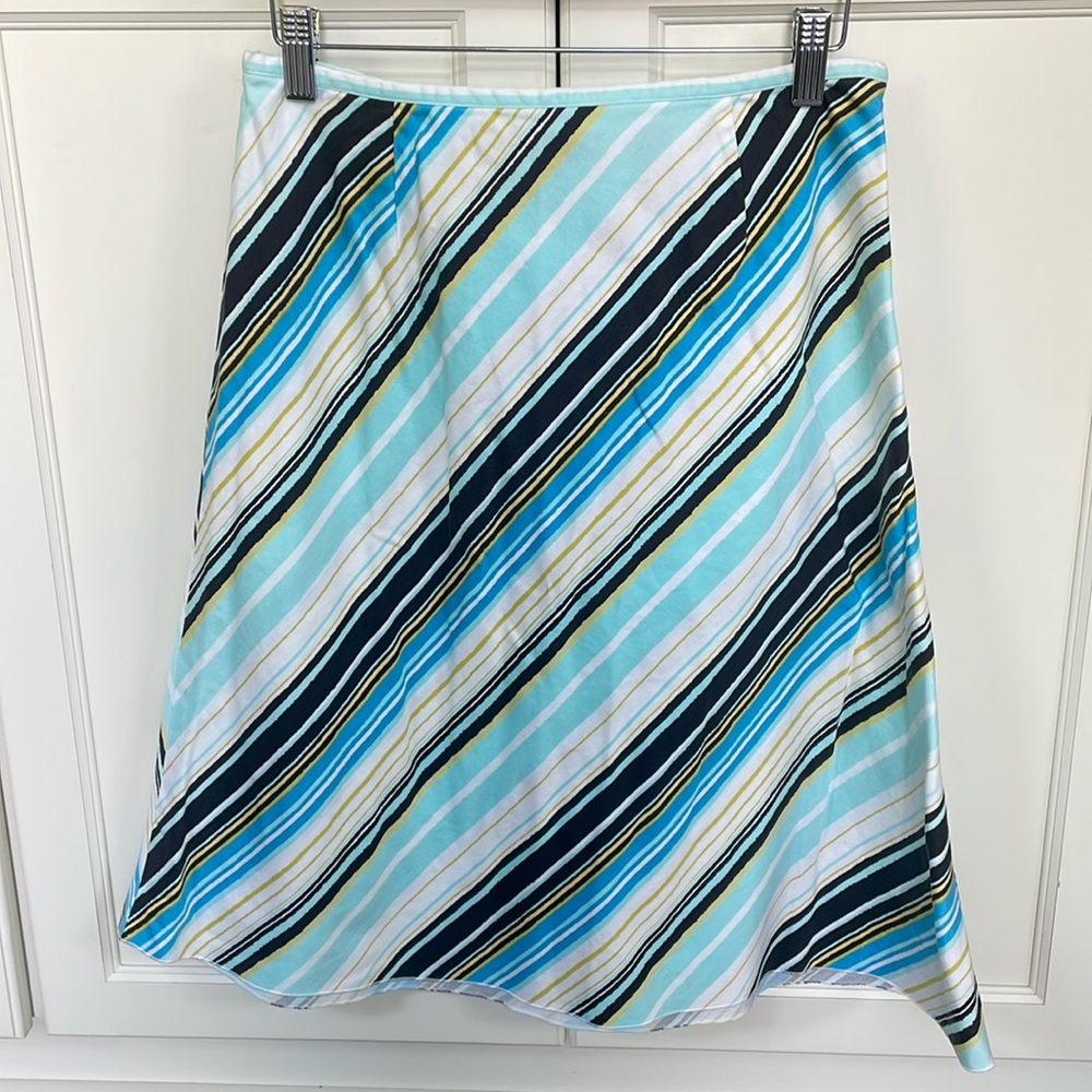 Striped cotton skirt 6